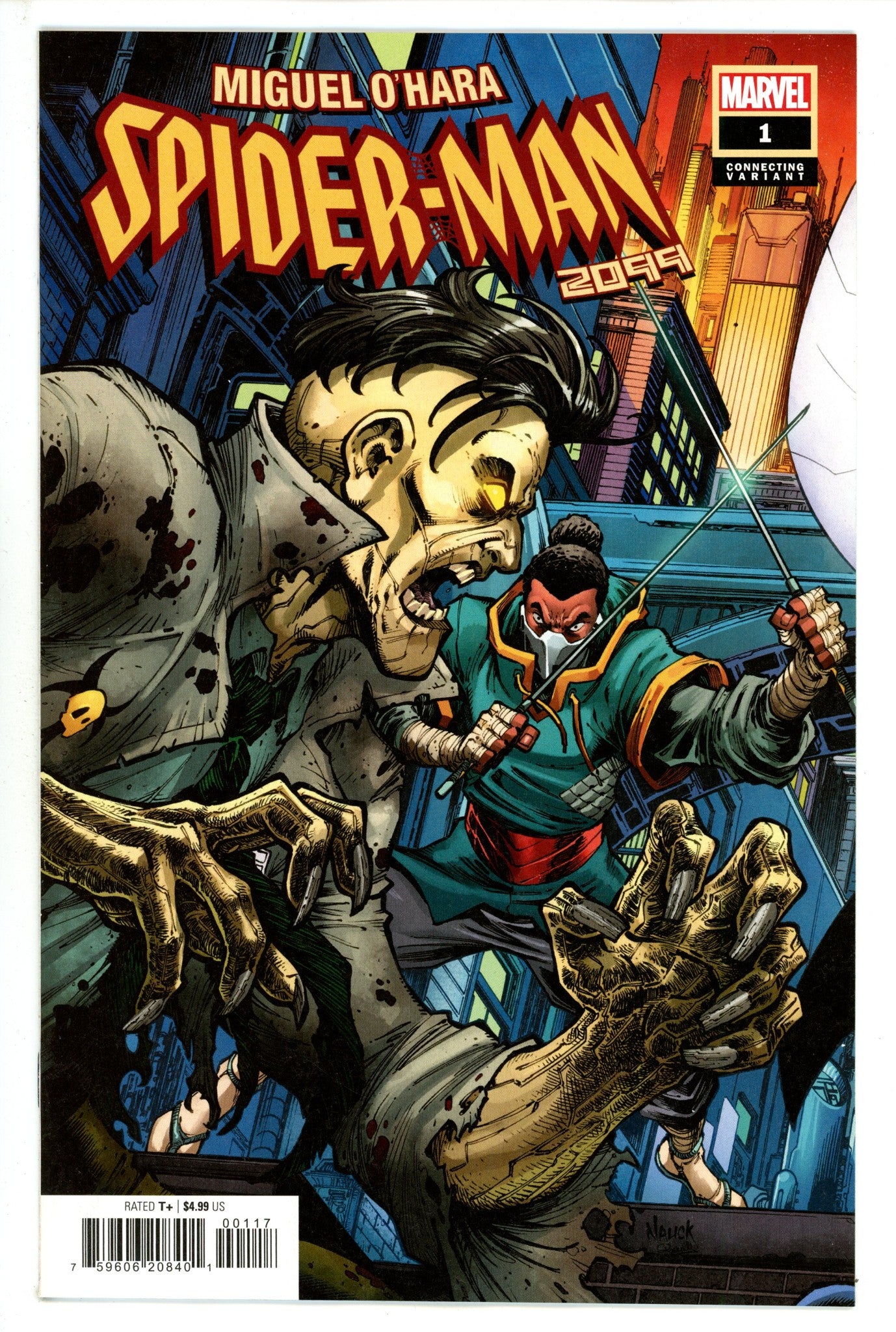 Miguel Ohara Spider-Man 2099 1 Nauck Connecting Incentive Variant NM+ (2024)