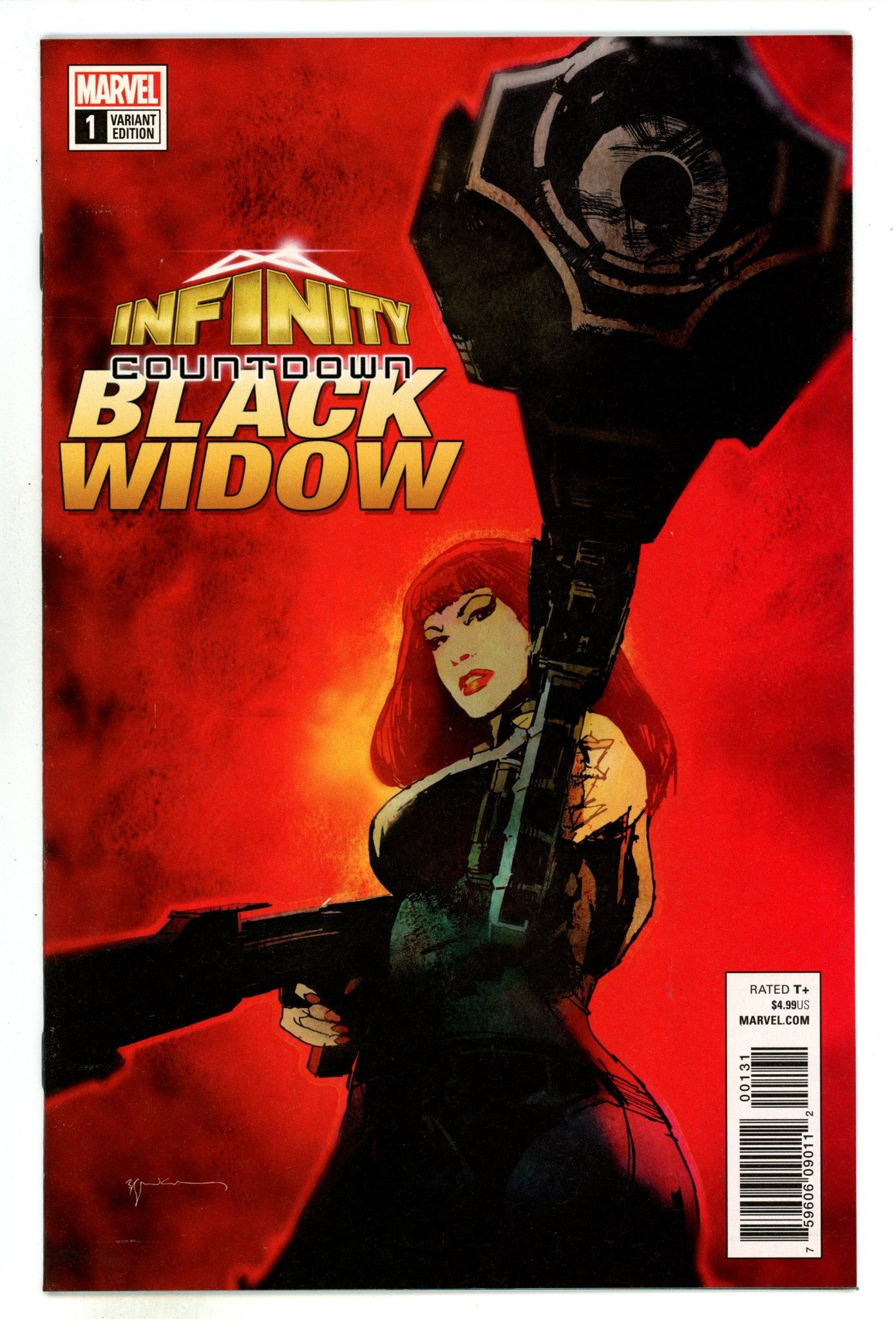 Infinity Countdown: Black Widow 1 High Grade (2018) Sienkiewicz Variant 