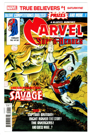 True Believers: X-Men - Saturnyne 1 High Grade (2020)