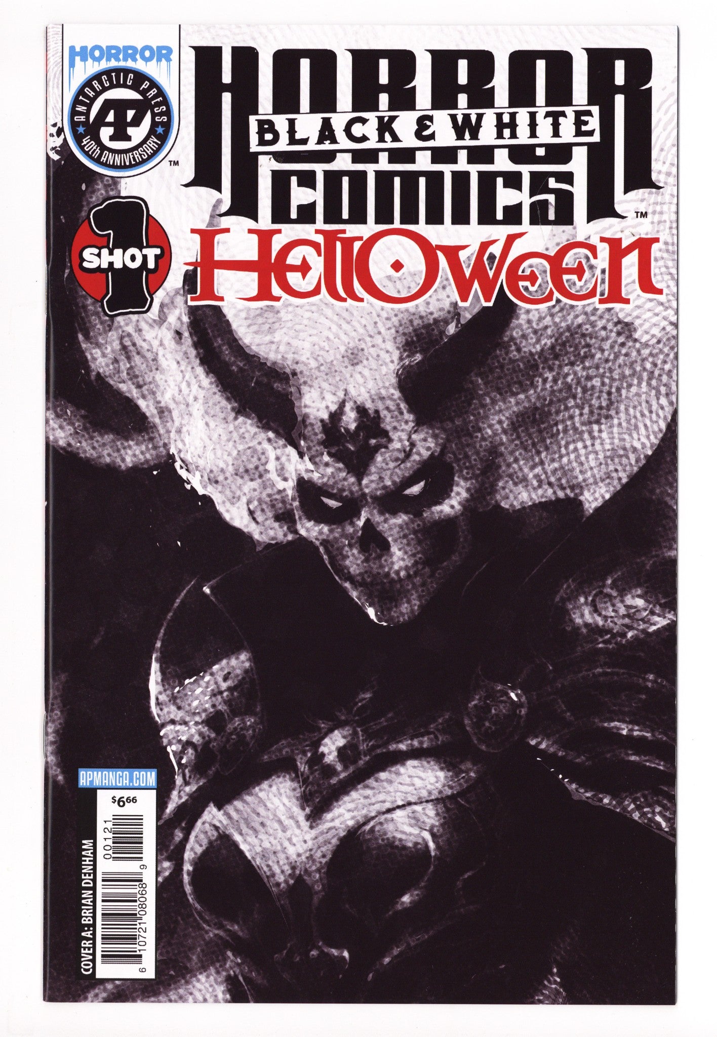 Horror Comics Black And White Helloween Special 1 Denham B&W Variant (2025)