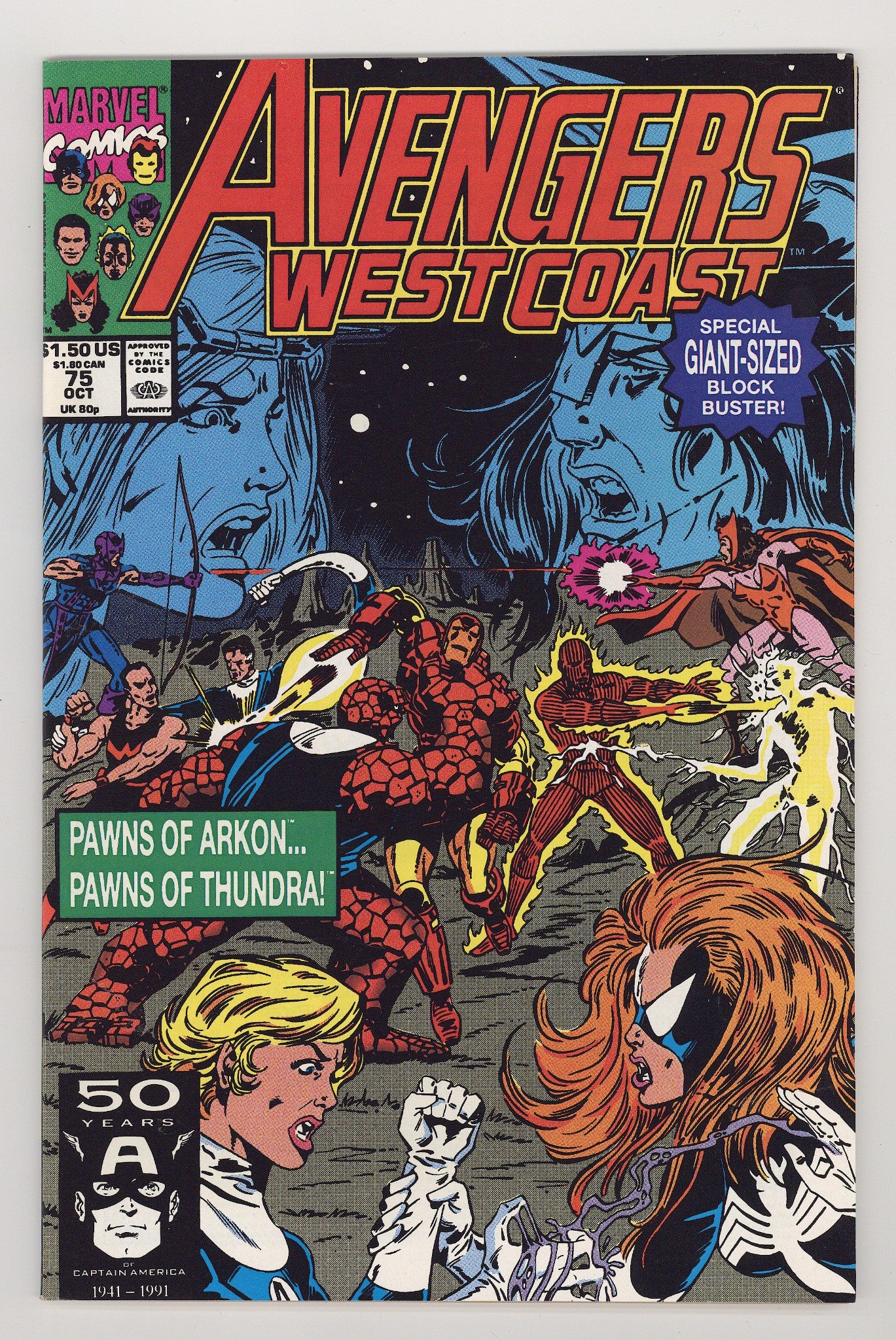 Avengers West Coast Vol 2 75 High Grade (1991) 
