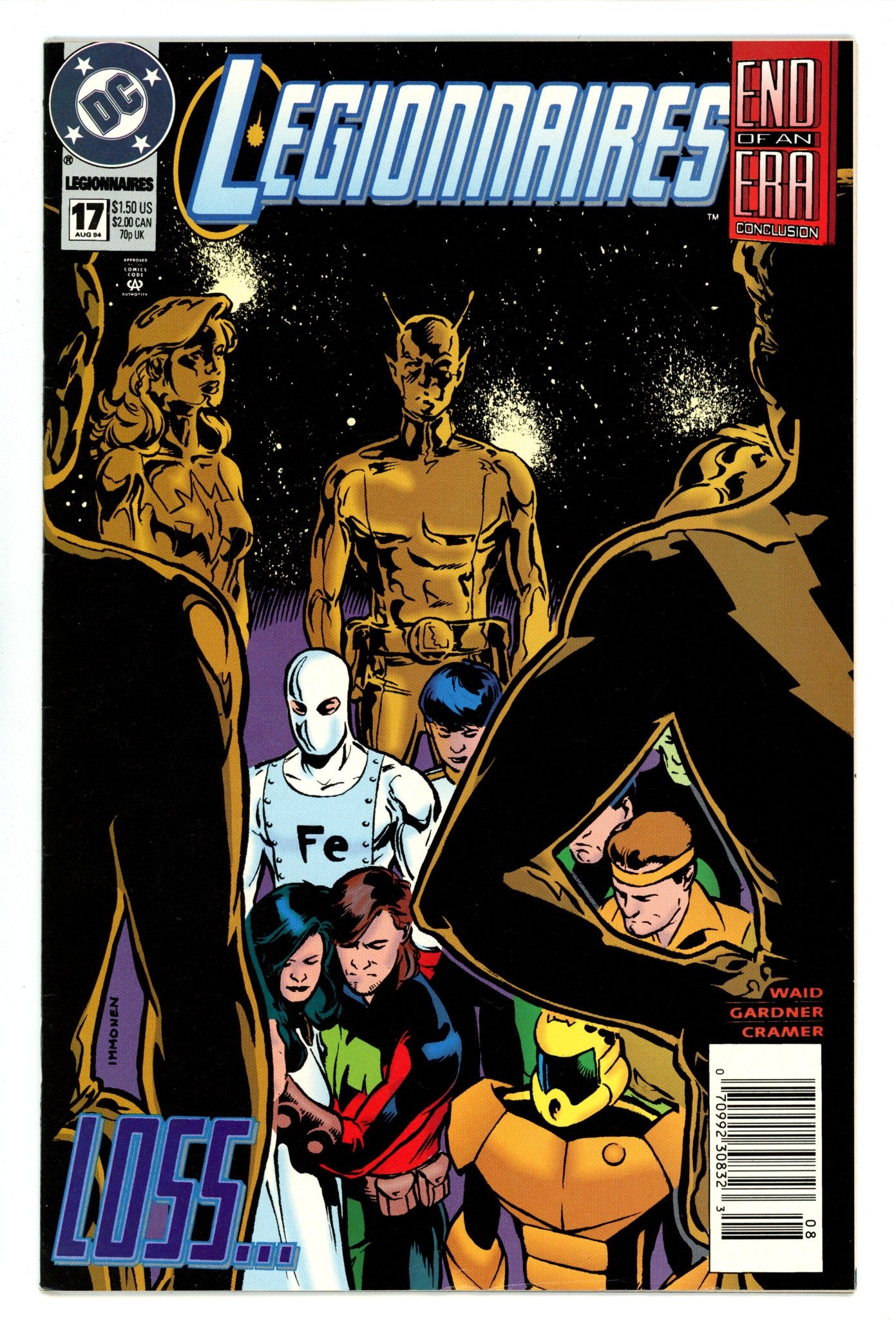 Legionnaires Vol 1 17 High Grade (1994) Newsstand 