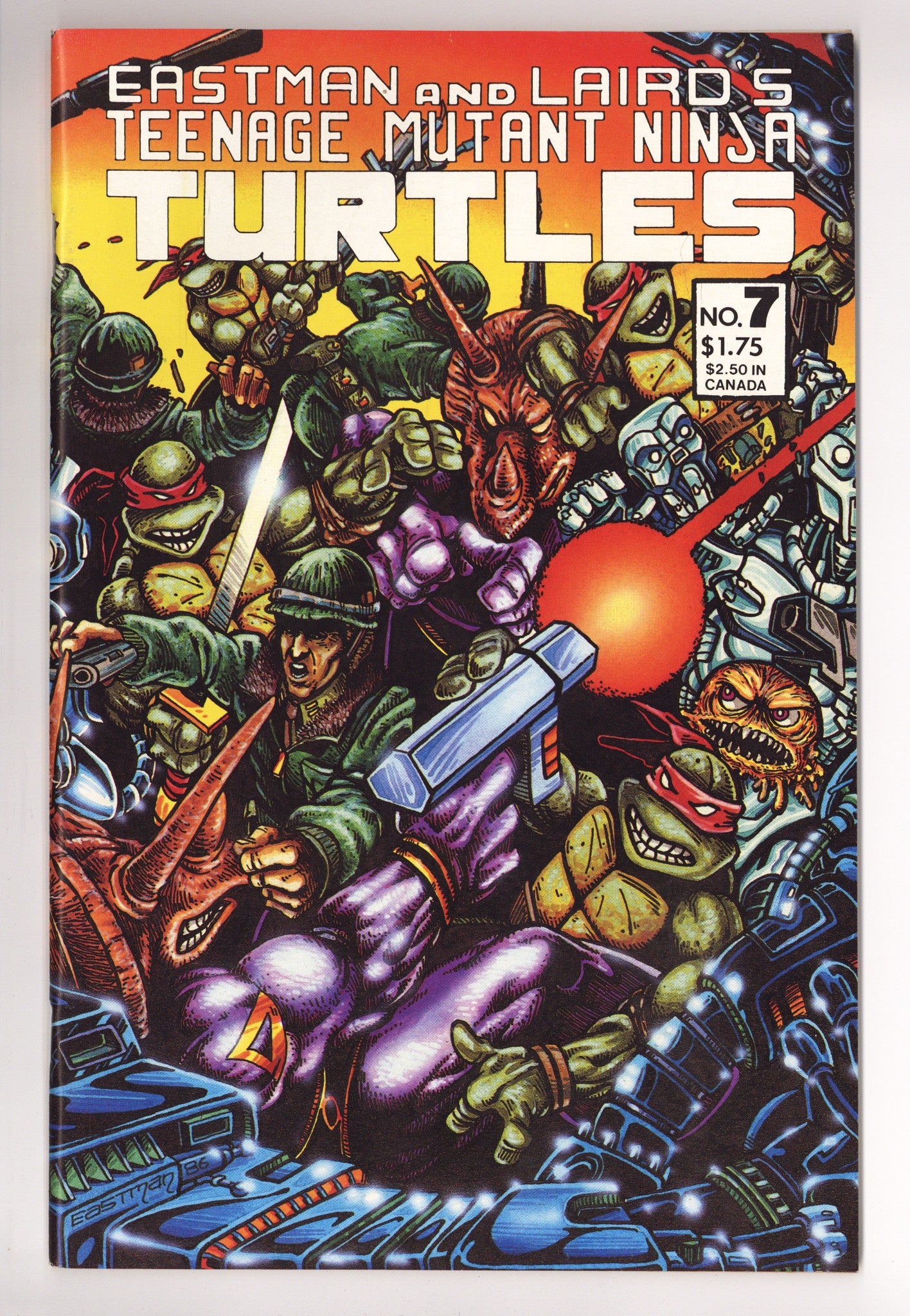 Teenage Mutant Ninja Turtles Vol 1 7 VF+ (8.5) (1986) 
