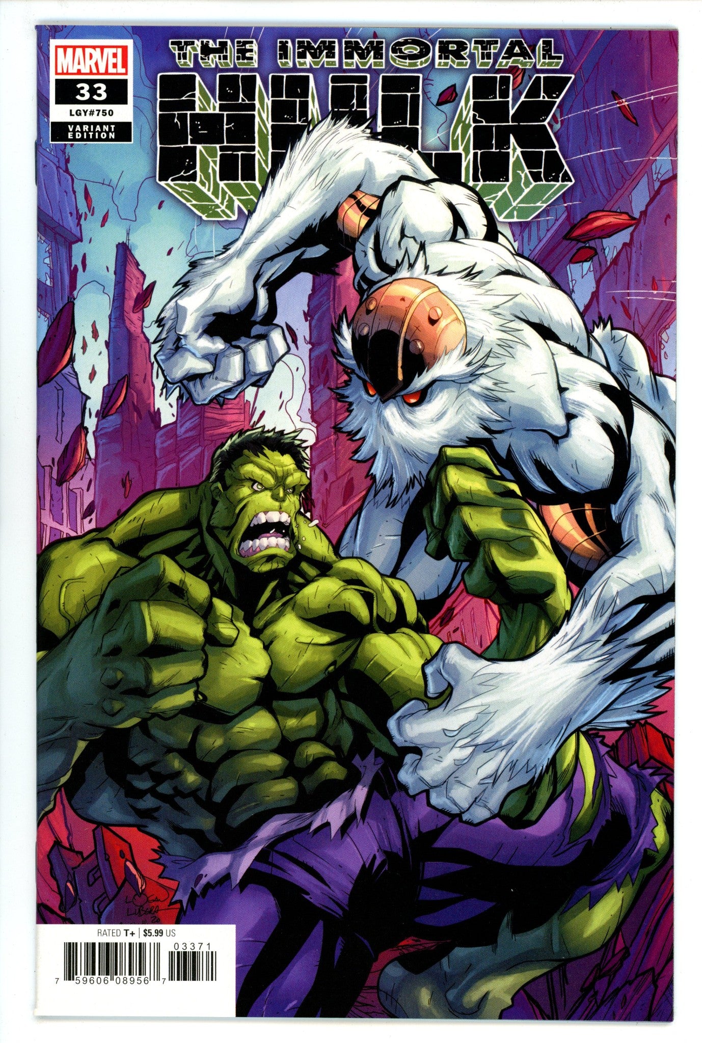 Immortal Hulk 33 High Grade (2020) Lubera Variant 