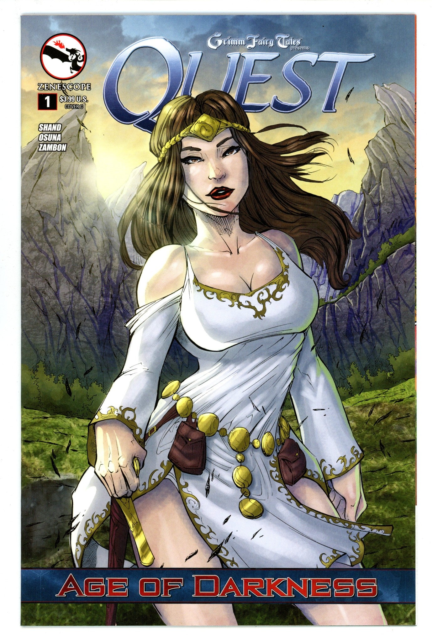 Grimm Fairy Tales Presents Quest 1 High Grade (2013) Cafaro Variant 