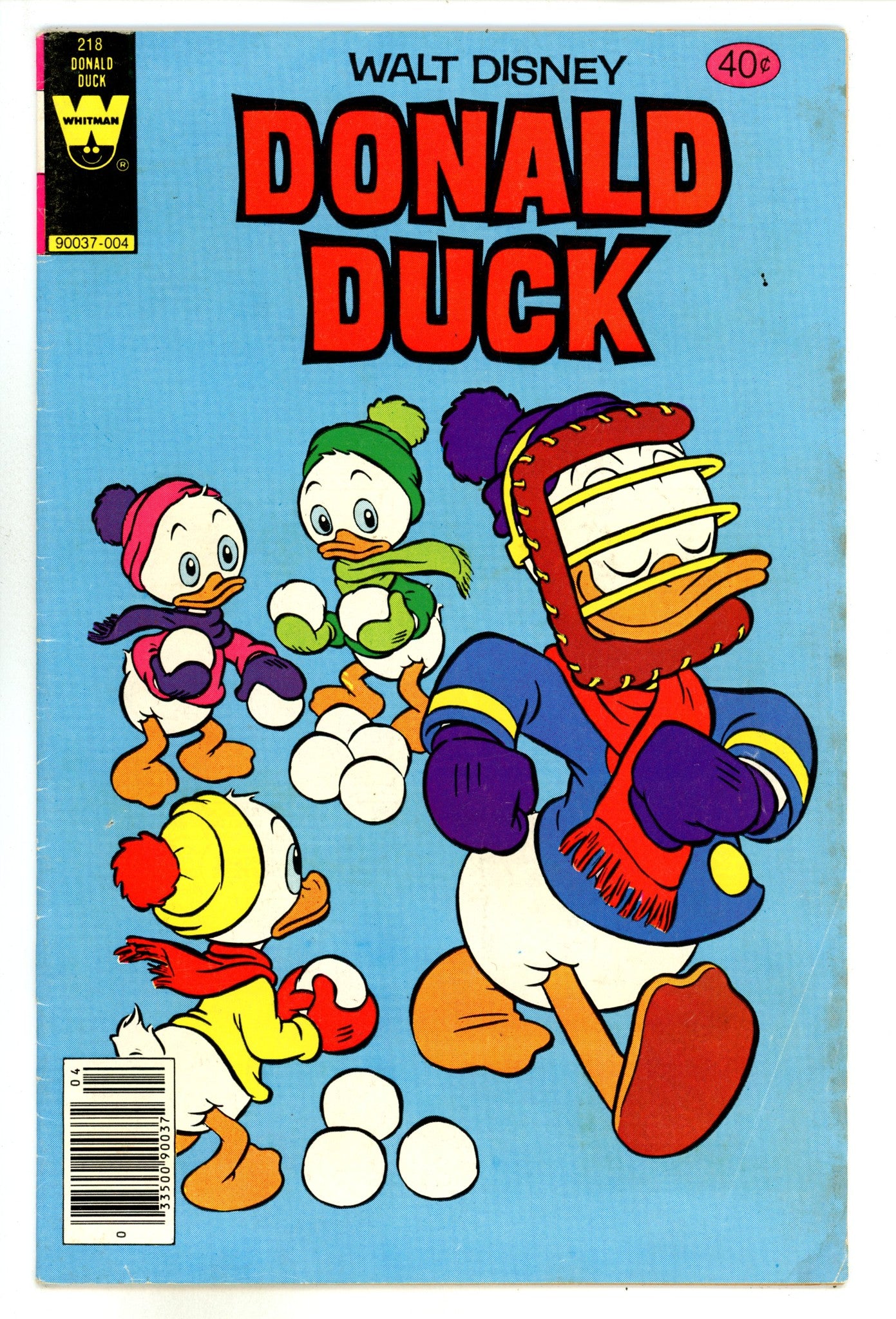 Donald Duck 218 Low Grade (1980) Whitman Variant 