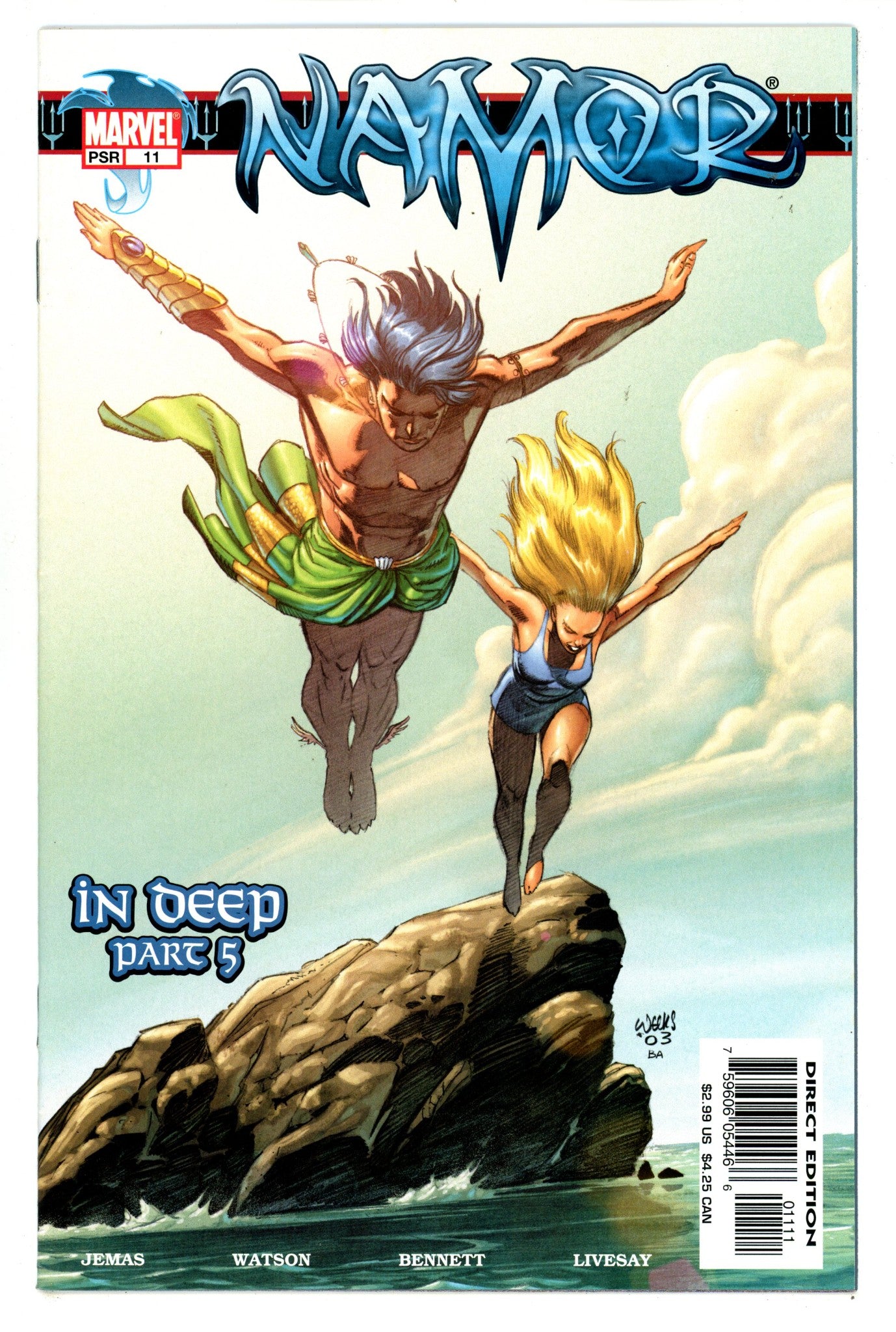 Namor Vol 1 11 High Grade (2004) 