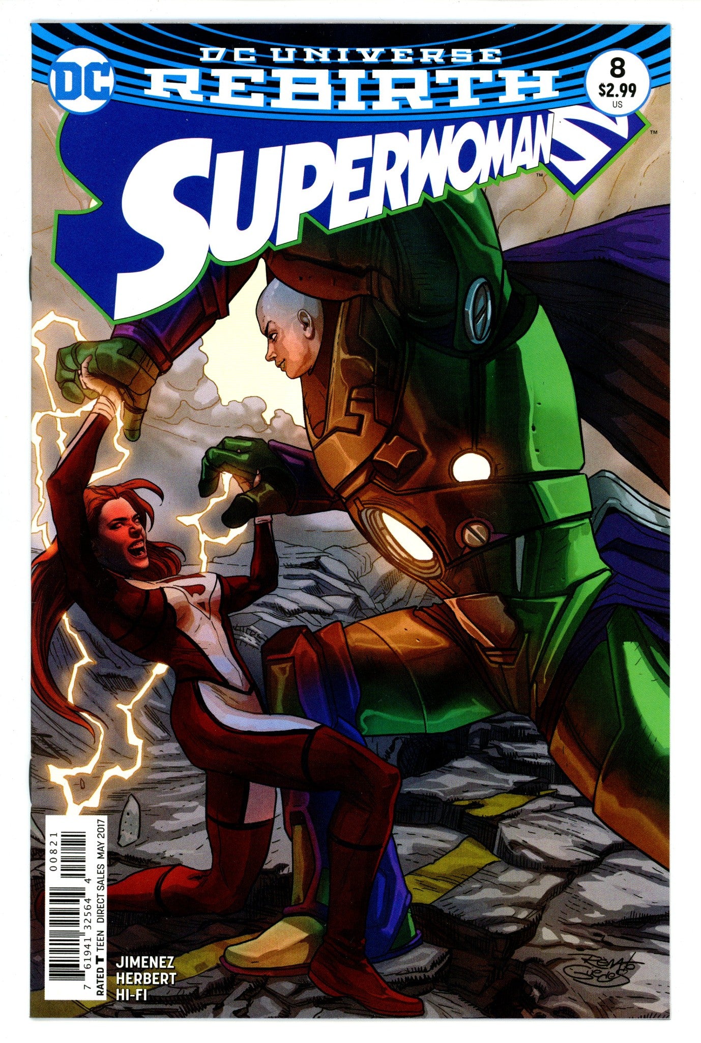 Superwoman Vol 1 8 High Grade (2017) Guedes Variant 