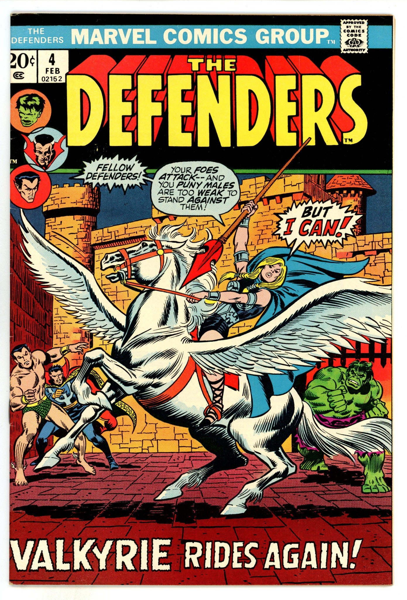 The Defenders Vol 1 4 FN/VF (7.0) (1973) 