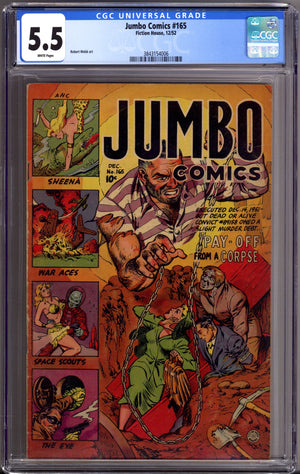 Jumbo Comics 165 CGC 5.5 (FN-) (1952)