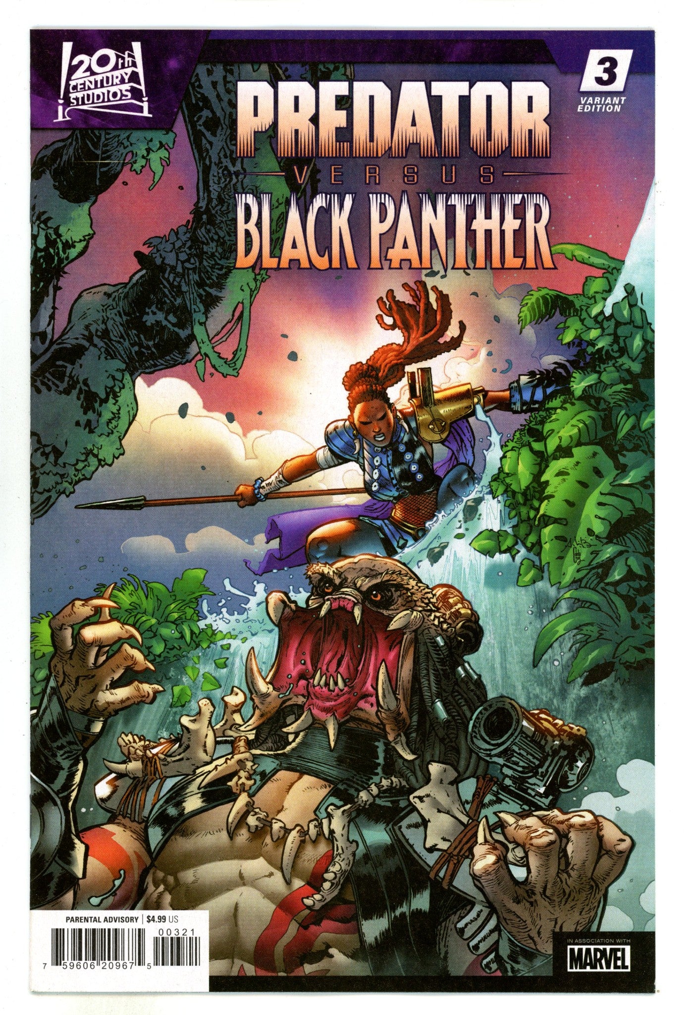 Predator Vs. Black Panther  3 Bressan  Variant  (2024)