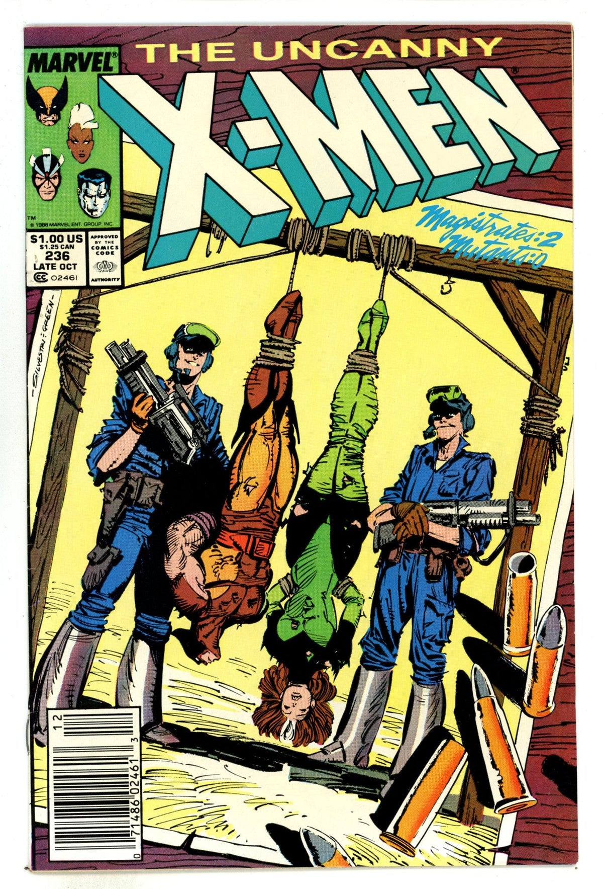 The Uncanny X-Men Vol 1 236  Mid Grade   (1988)   Newsstand