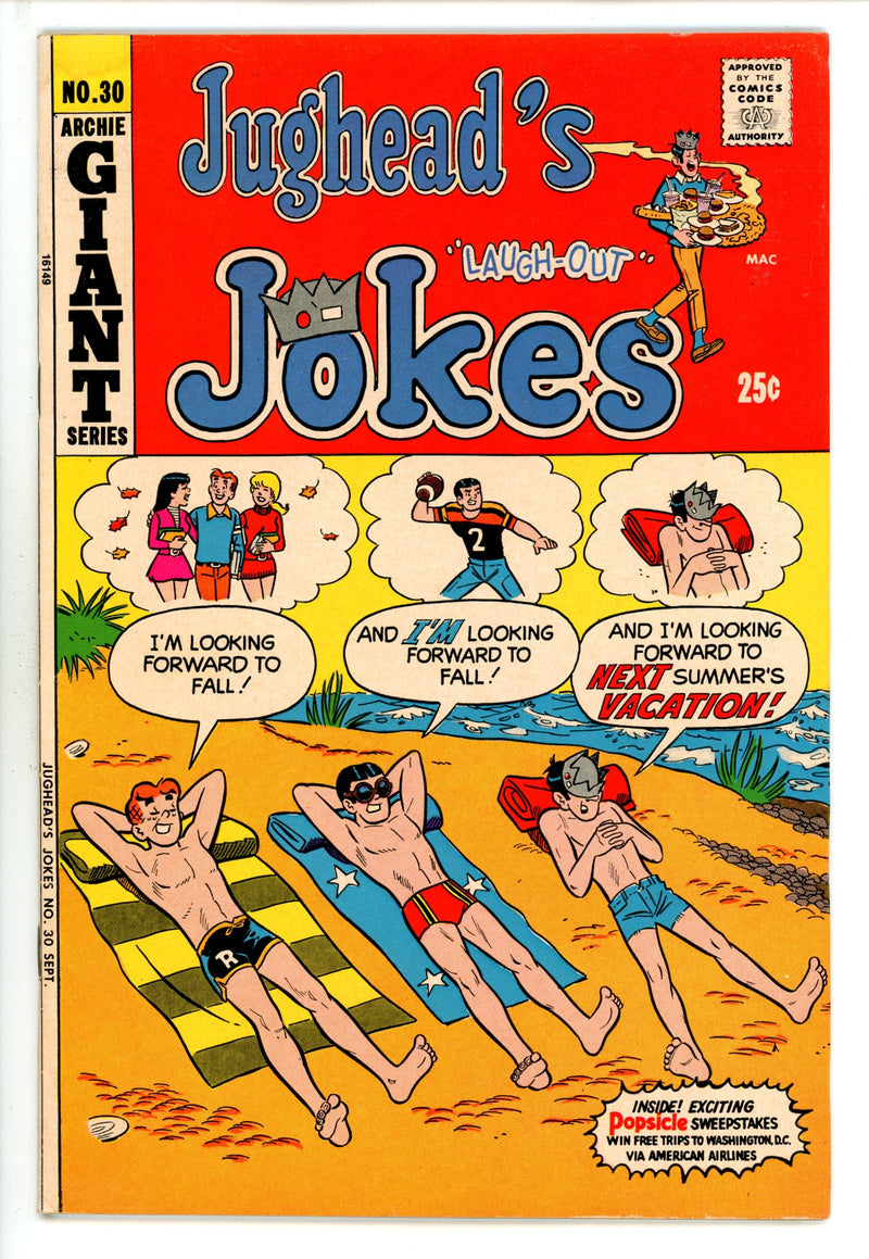 Jughead's Jokes 30 VG/FN (1972)