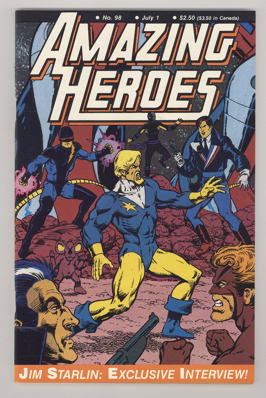 Amazing Heroes 98 VF/NM (9.0) (1986) 