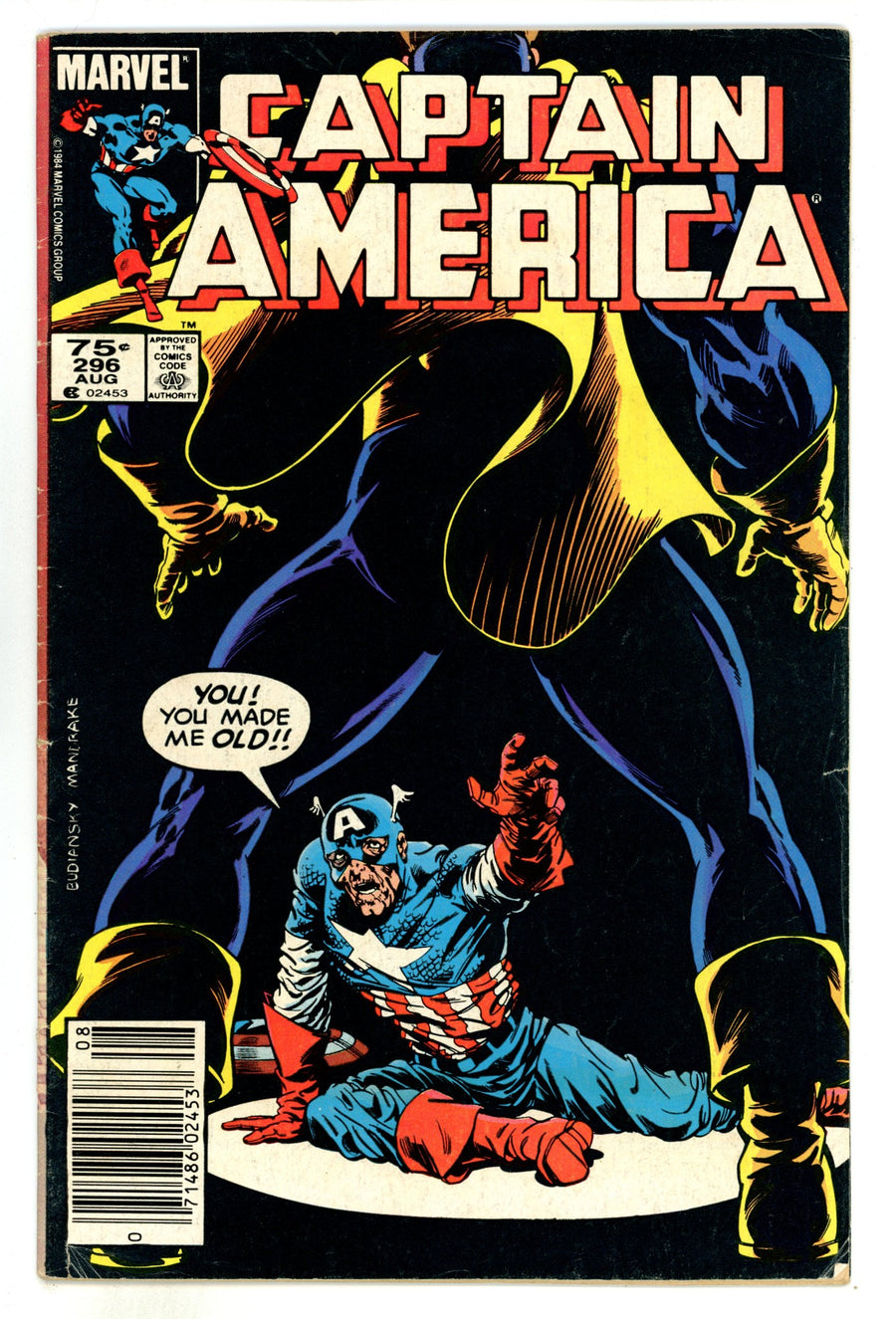 Captain America Vol 1 296  VG (4.0)  (1984)  Canadian Price Variant  