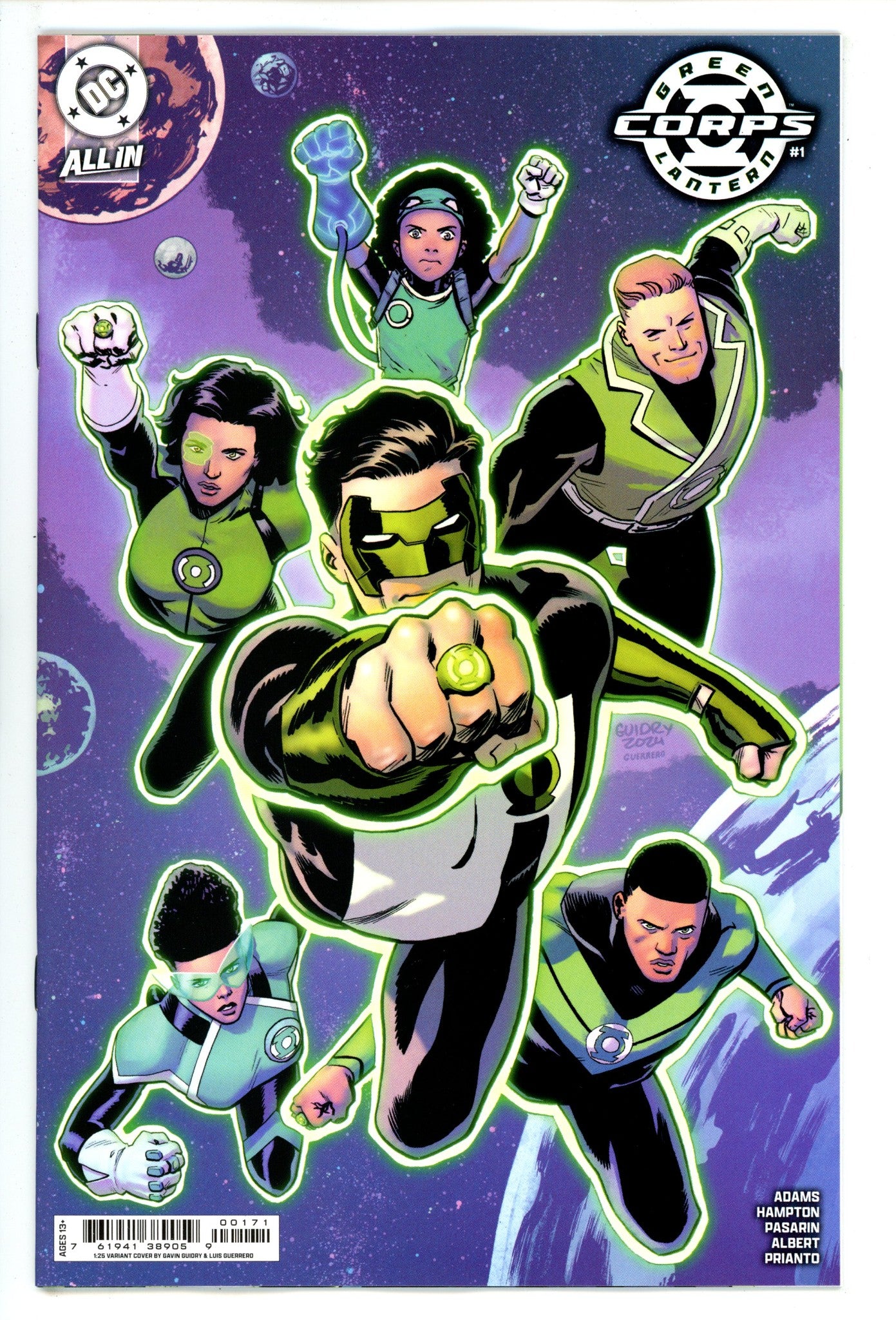 Green Lantern Corps Vol 4 1 Guidry Incentive Variant NM (2025)