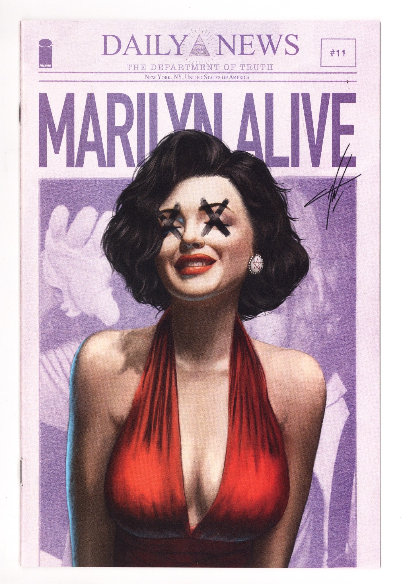 The Department of Truth   11  NM- (9.2)   (2021) Cohen Marilyn   Exclusive Variant  
