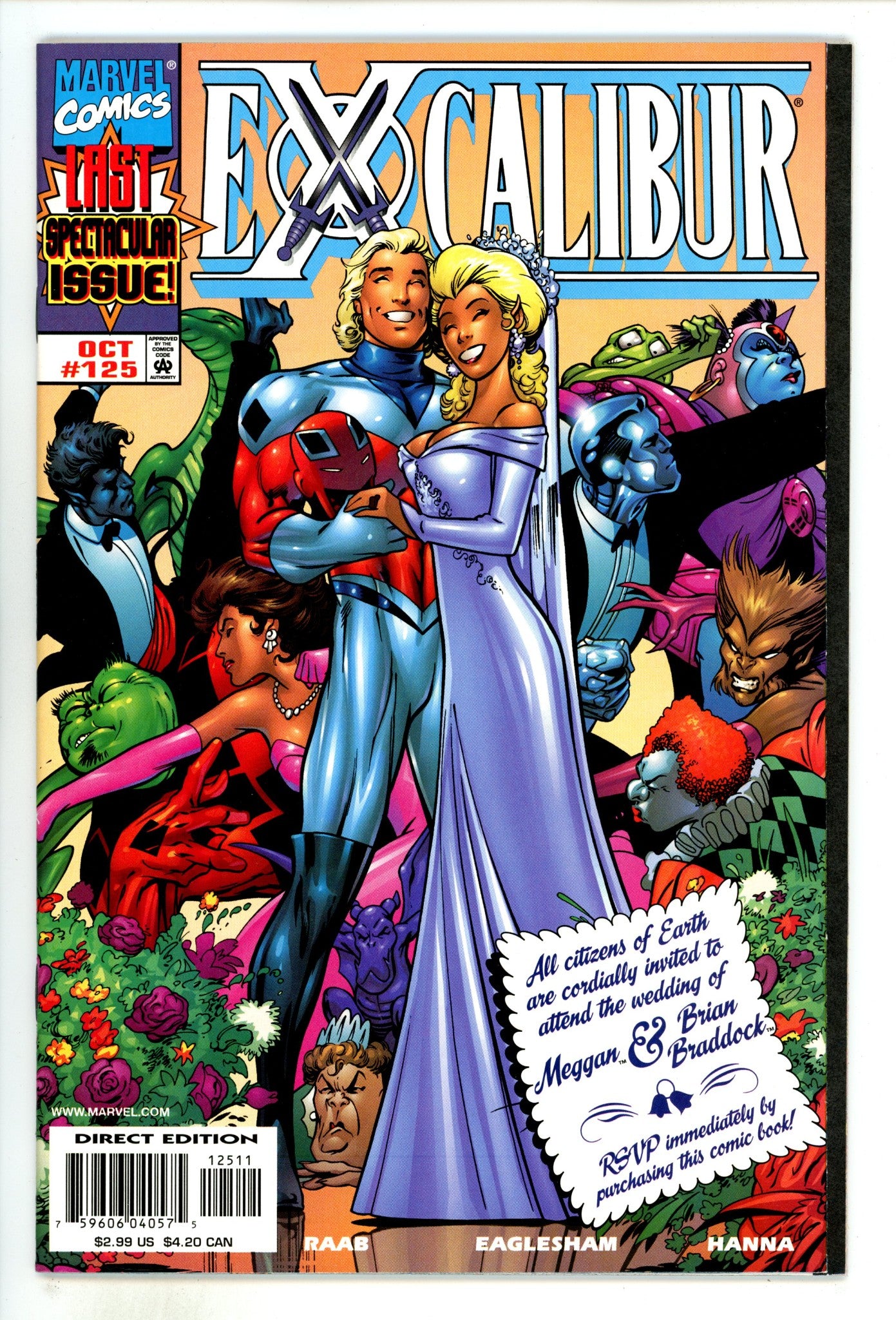 Excalibur Vol 1 125 VF+ (8.5) (1998) 