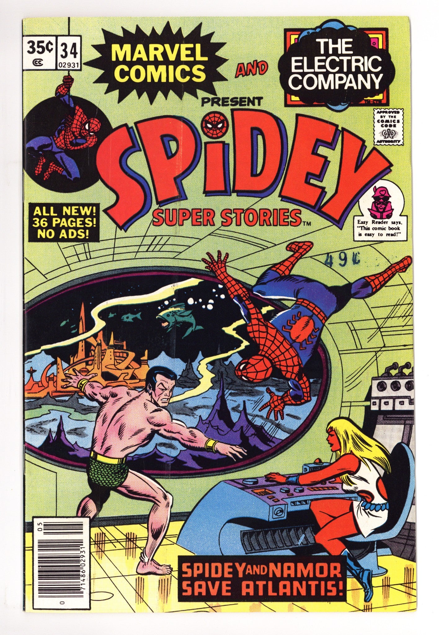 Spidey Super Stories 34 VF (8.0) (1978) 