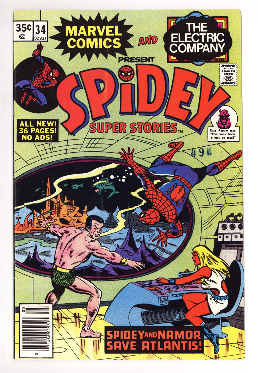 Spidey Super Stories 34 VF (8.0) (1978) 