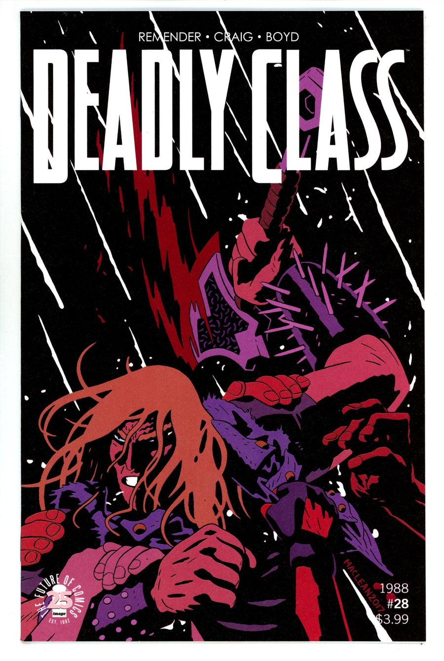 Deadly Class 28 High Grade (2017) MacLean Variant 