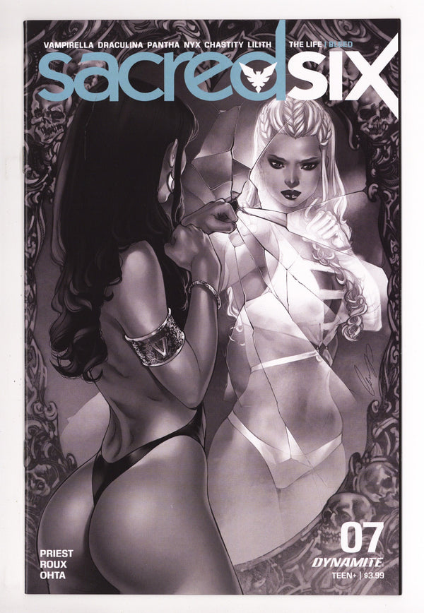 Sacred Six 7 High Grade (2021) Chatzoudis B&W Variant