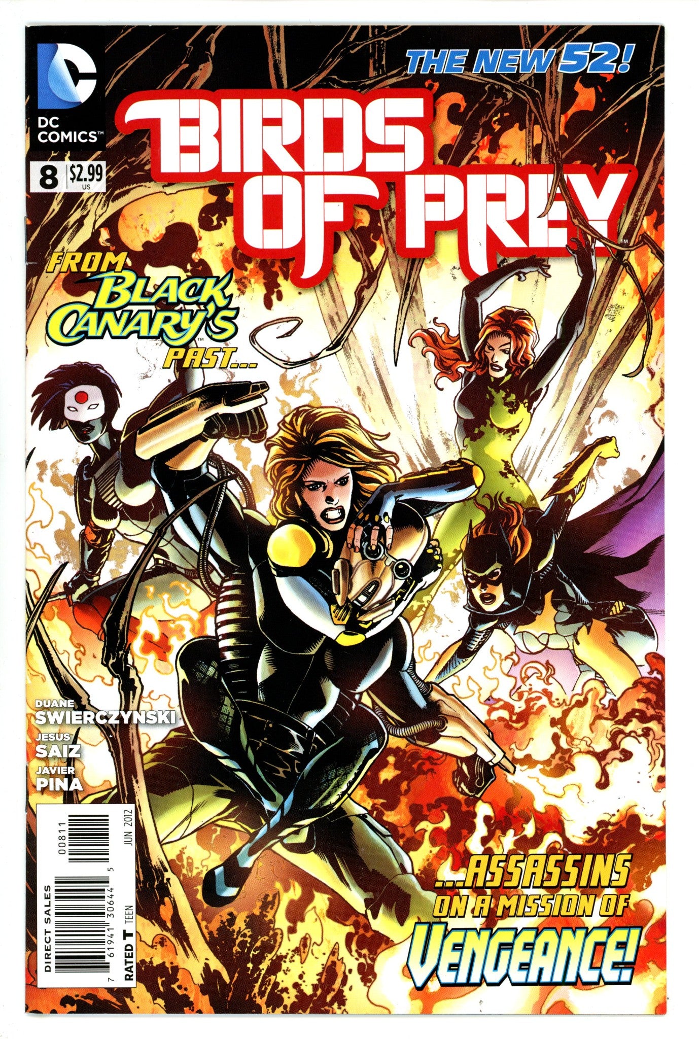 Birds of Prey Vol 3 8 High Grade (2012) 