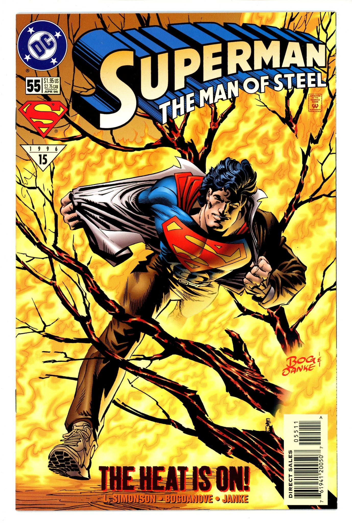 Superman: The Man of Steel 55 High Grade (1996) 