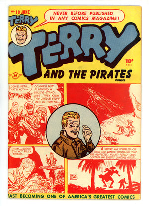 Terry and the Pirates Comics 10 FN/VF (7.0) (1948) 