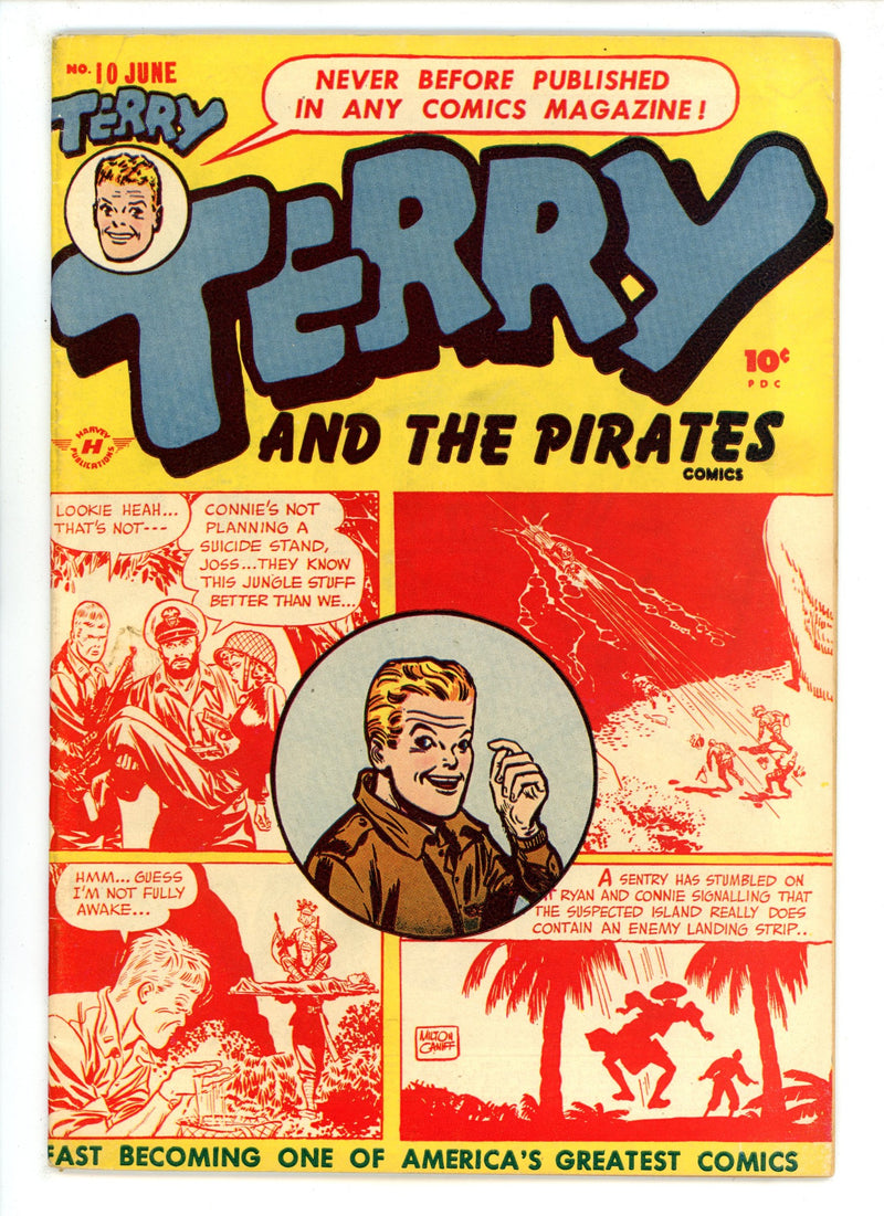 Terry and the Pirates Comics 10 FN/VF (7.0) (1948) 