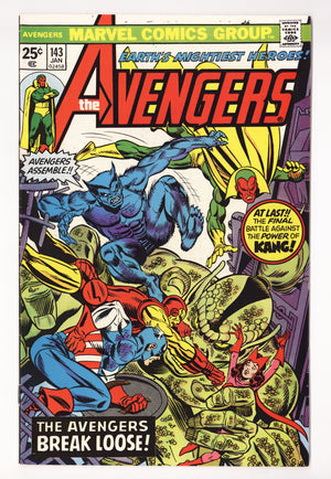 The Avengers Vol 1 143  VF (8.0)   (1976)