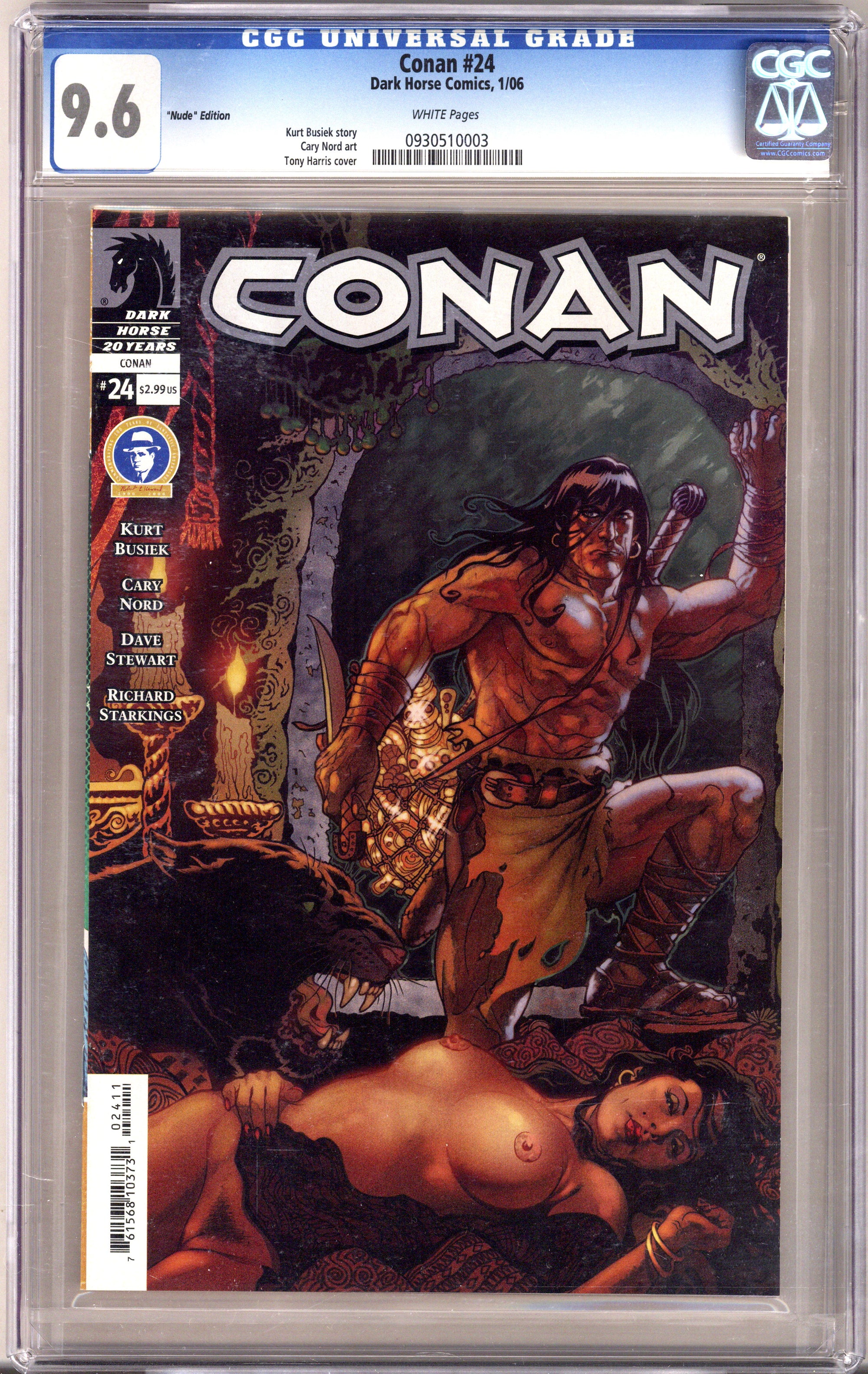 Conan 24 CGC 9.6 (NM+) (2006) Nude Variant 