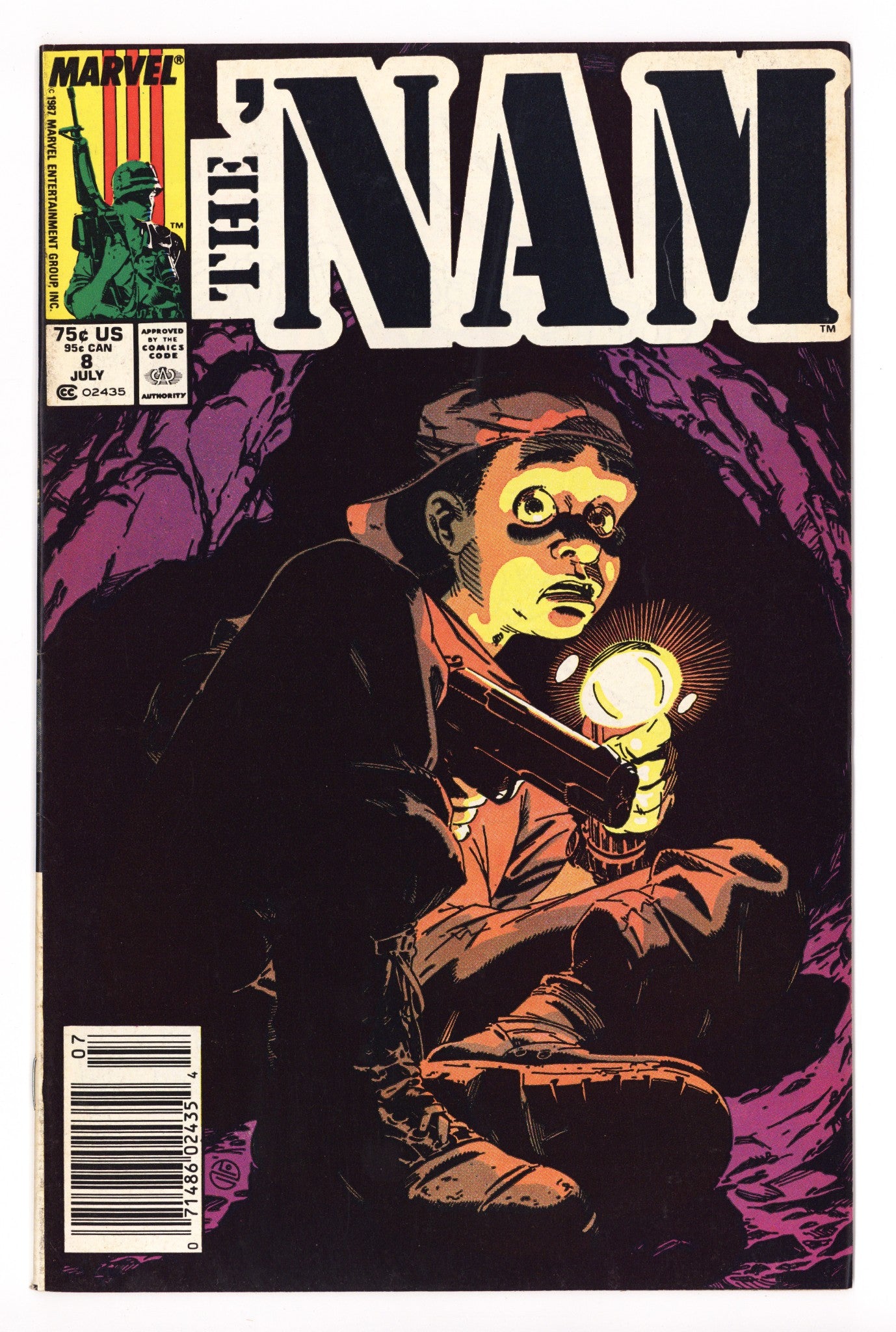 The 'Nam 8 High Grade (1987) Newsstand 