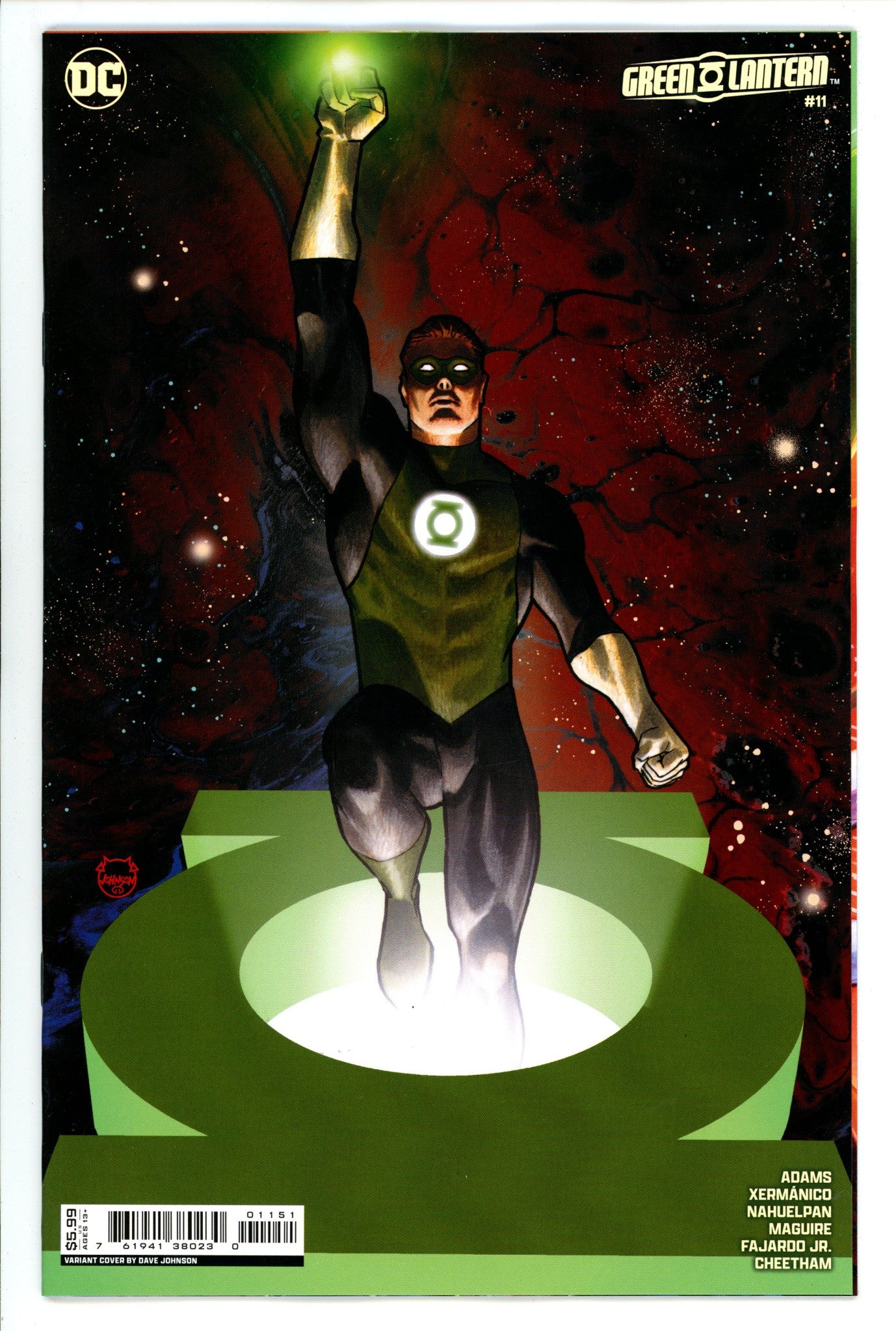 Green Lantern Vol 8 11 Johnson Variant (2024)