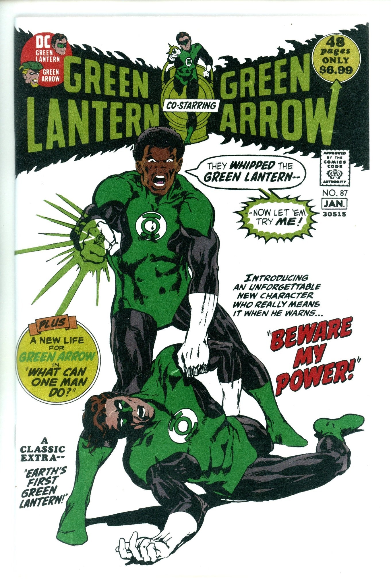 Green Lantern Vol 2 87 Adams Facsimile Foil Variant (2024)