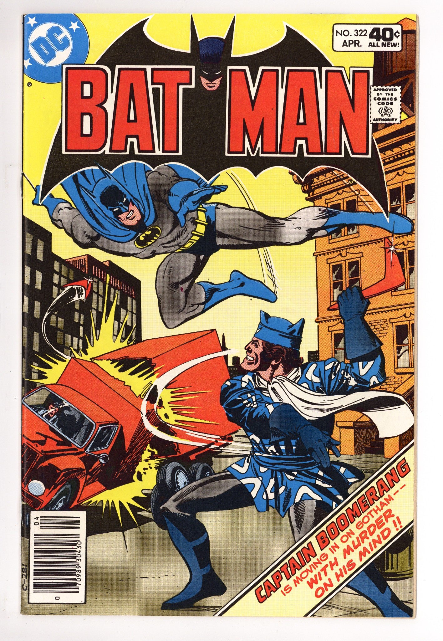 Batman Vol 1 322 VF+ (8.5) (1980) 