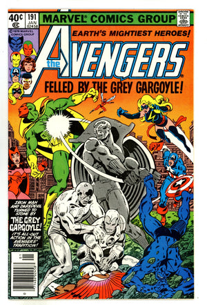 The Avengers Vol 1 191 NM- (9.2) (1980) Newsstand