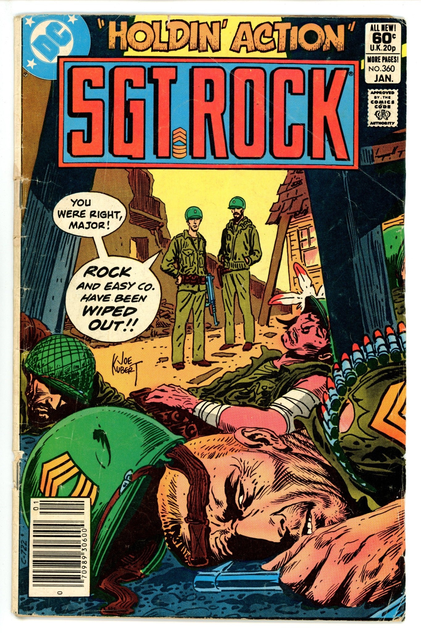Sgt. Rock Vol 1 360 Newsstand VG- (1982)