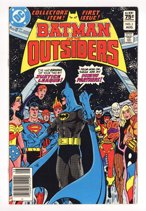 Batman and the Outsiders Vol 1 1 FN- (5.5) (1983) Canadian Price Variant