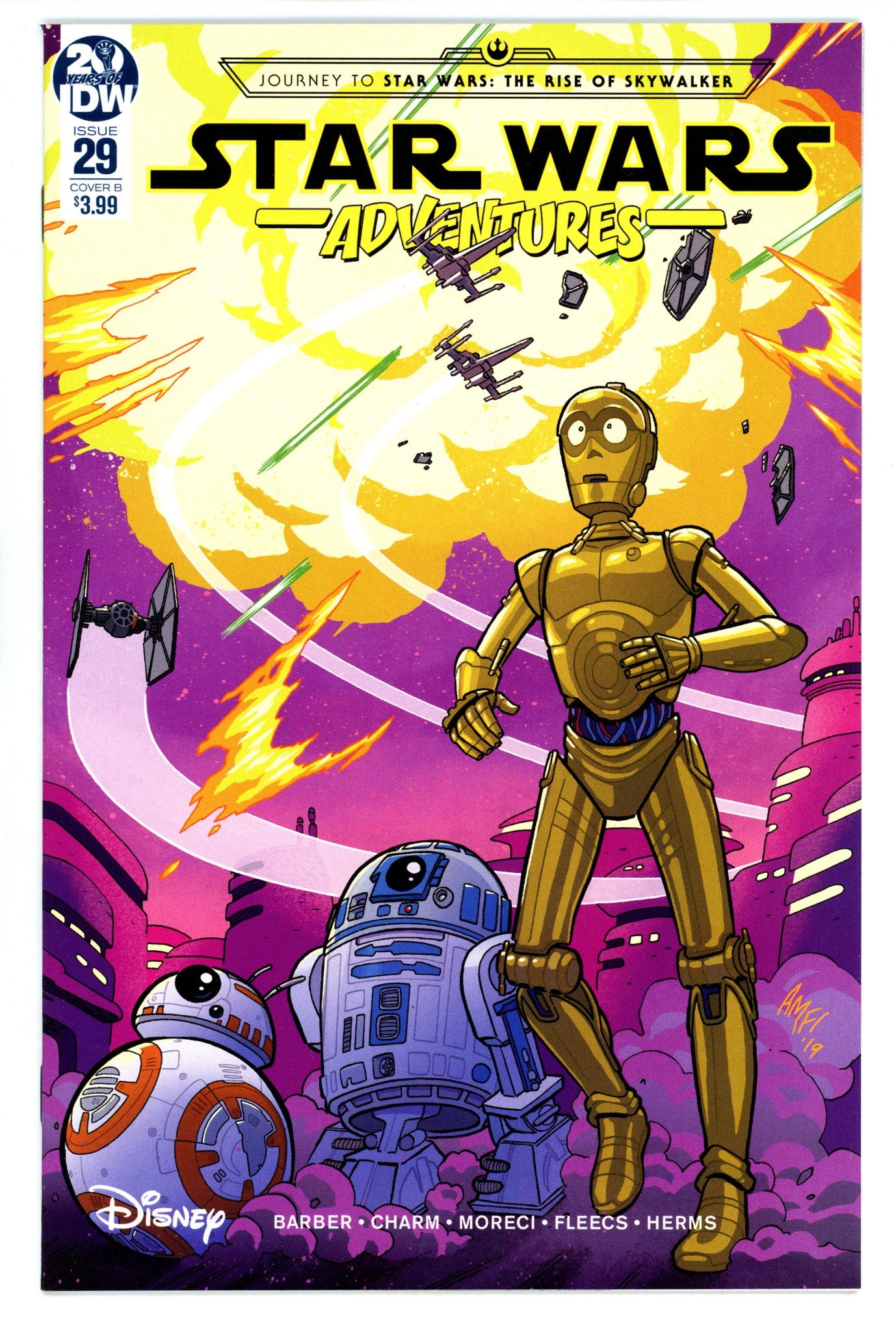 Star Wars Adventures 29 High Grade (2019) Fleecs Variant 