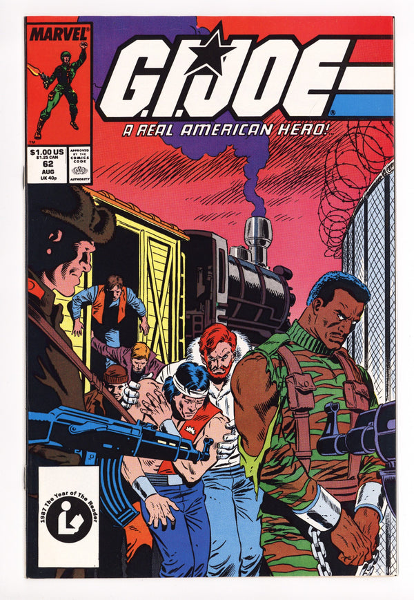 G.I. Joe, A Real American Hero 62 NM- (9.2) (1987)