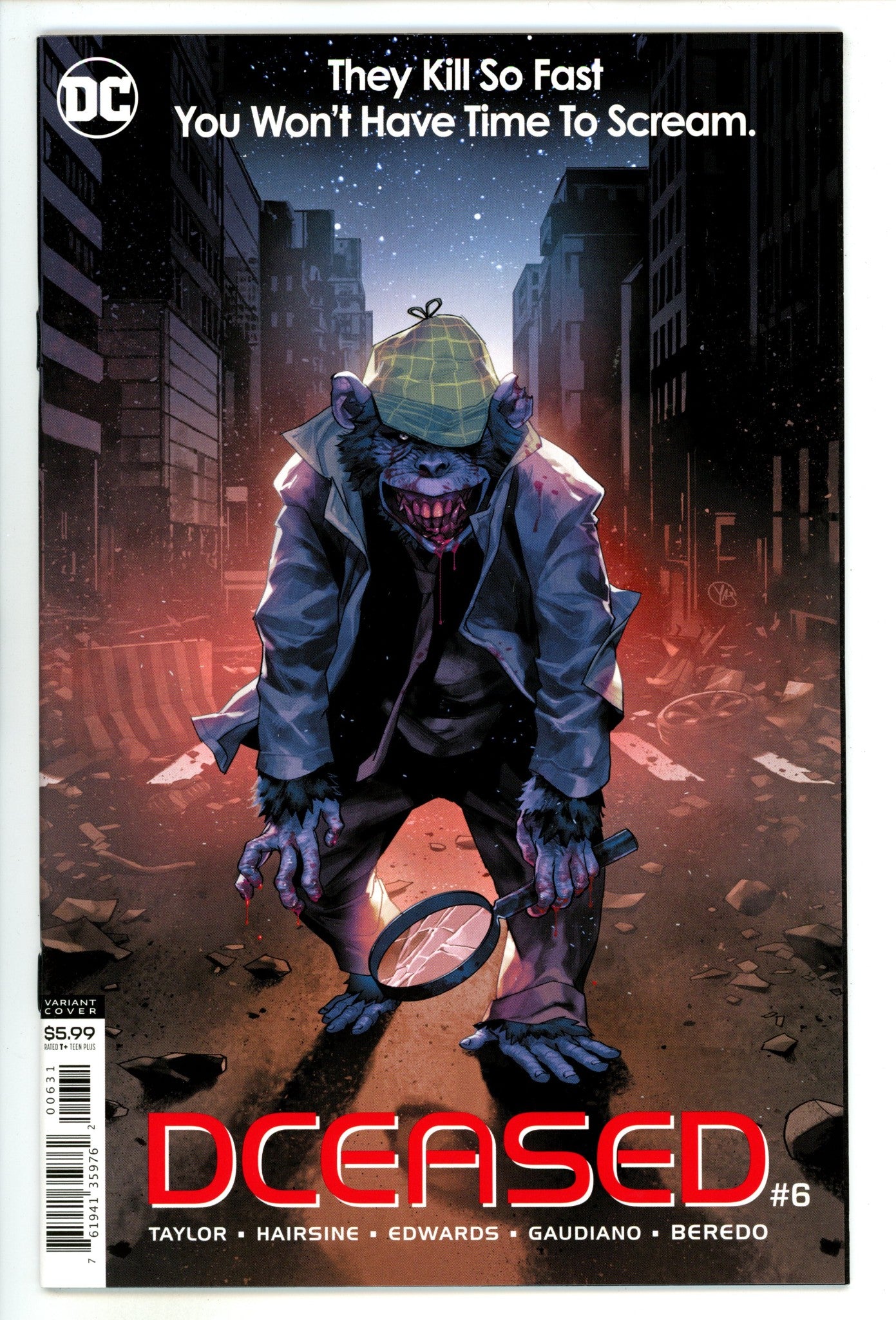 DCeased 6 High Grade (2019) Putri Homage Variant 