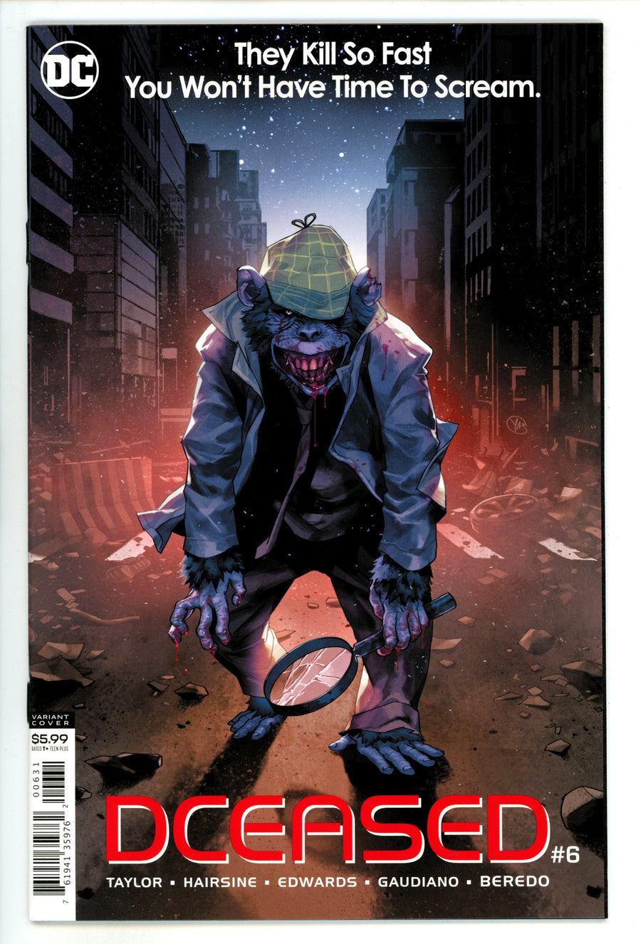 DCeased 6 High Grade (2019) Putri Homage Variant 