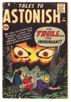 Tales to Astonish Vol 1 21 GD (2.0) Tape (1961)