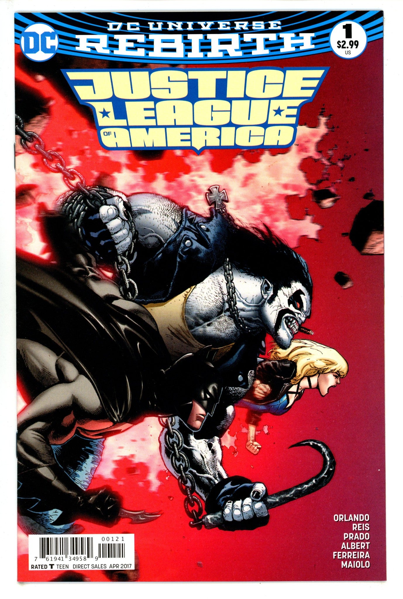 Justice League of America Vol 5 1 Brooks Variant (2017)