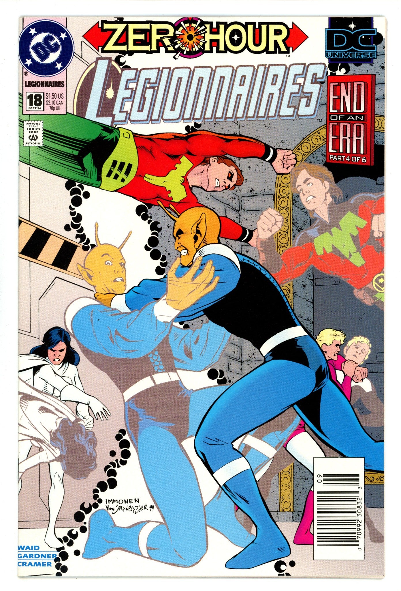Legionnaires Vol 1 18 High Grade (1994) Newsstand 