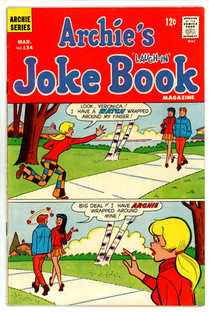 Archie's Joke Book Magazine 134 VG+ (1969)