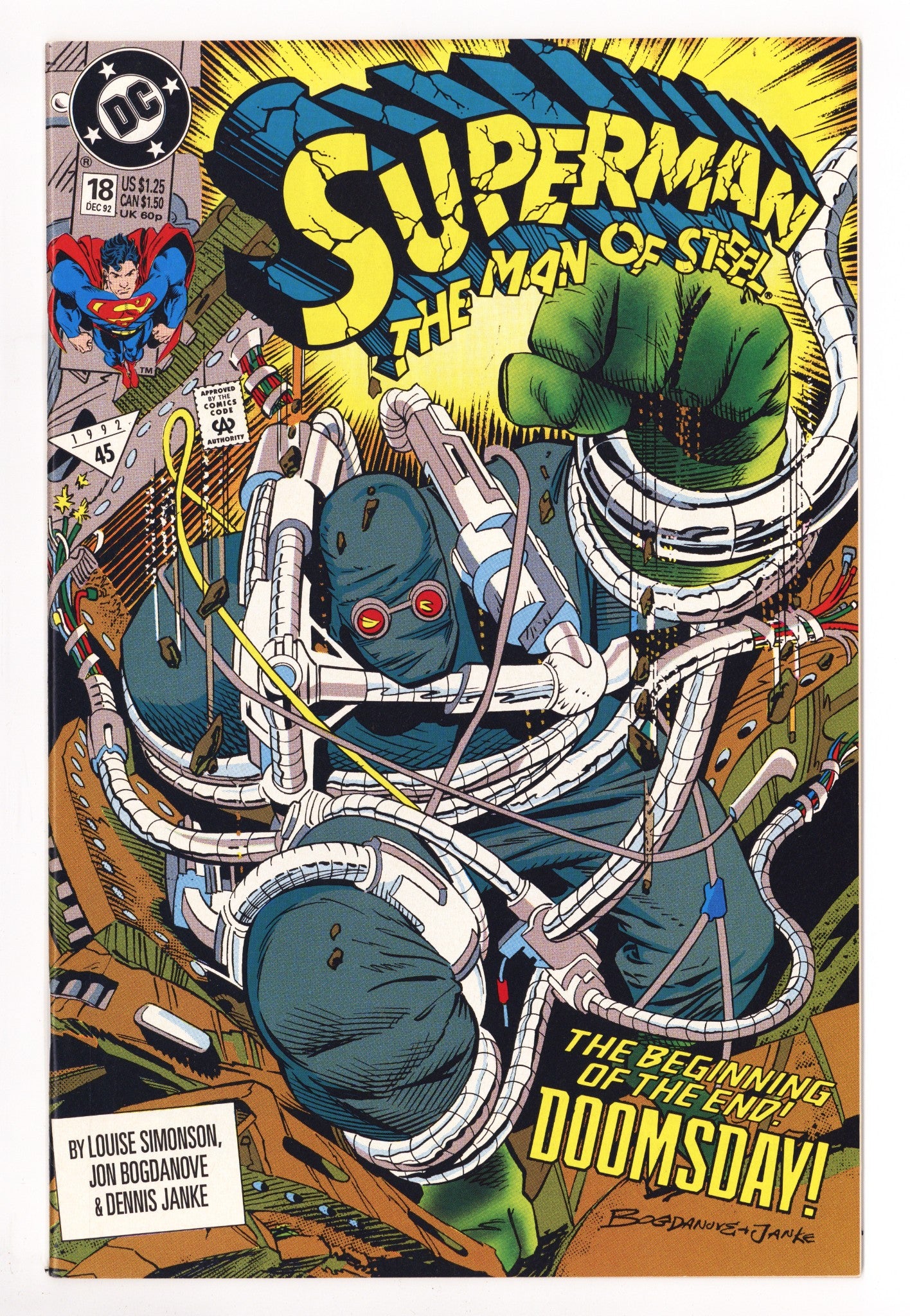 Superman: The Man of Steel 18 VF (8.0) (1992) 