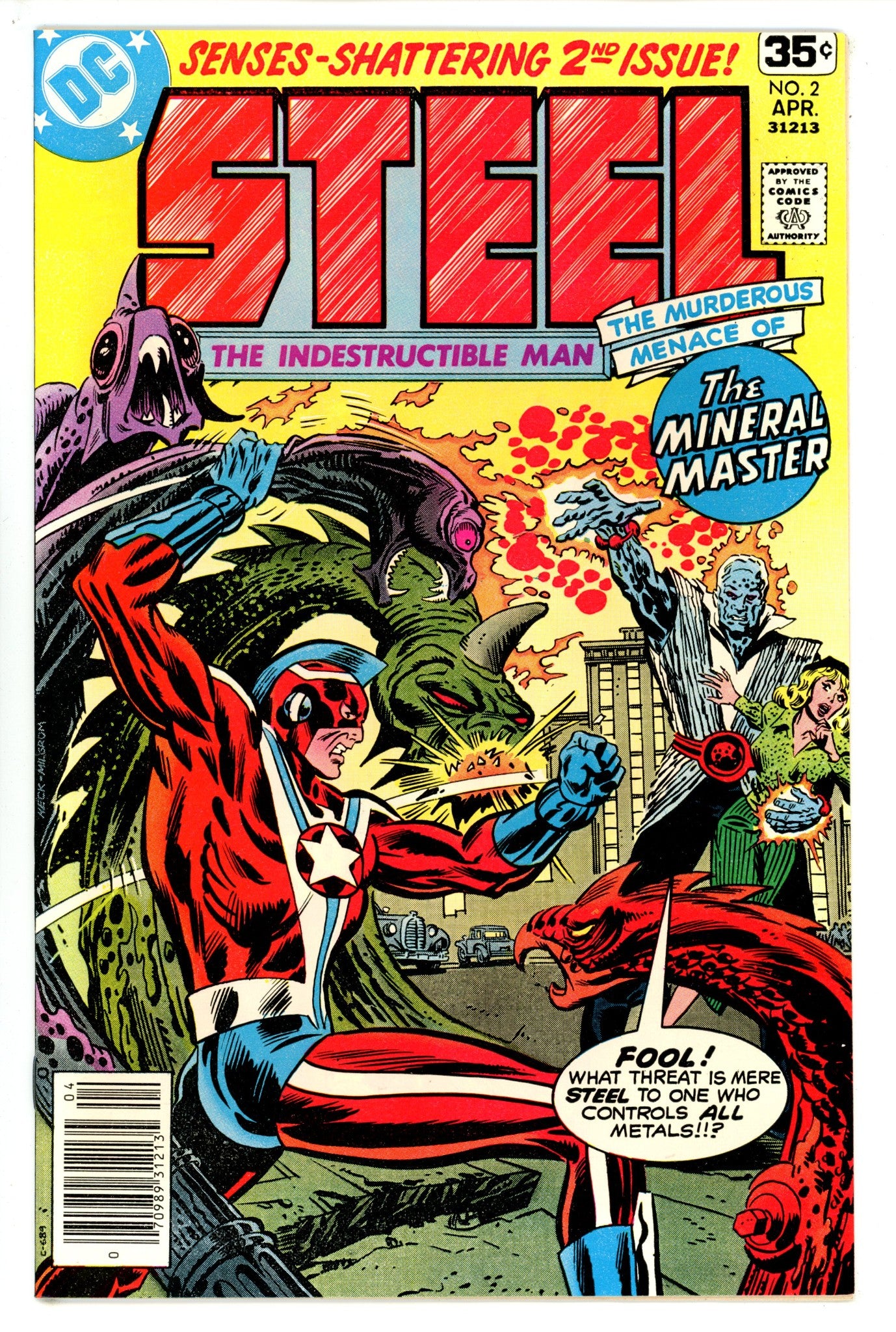 Steel, the Indestructible Man 2 VF/NM (1978)