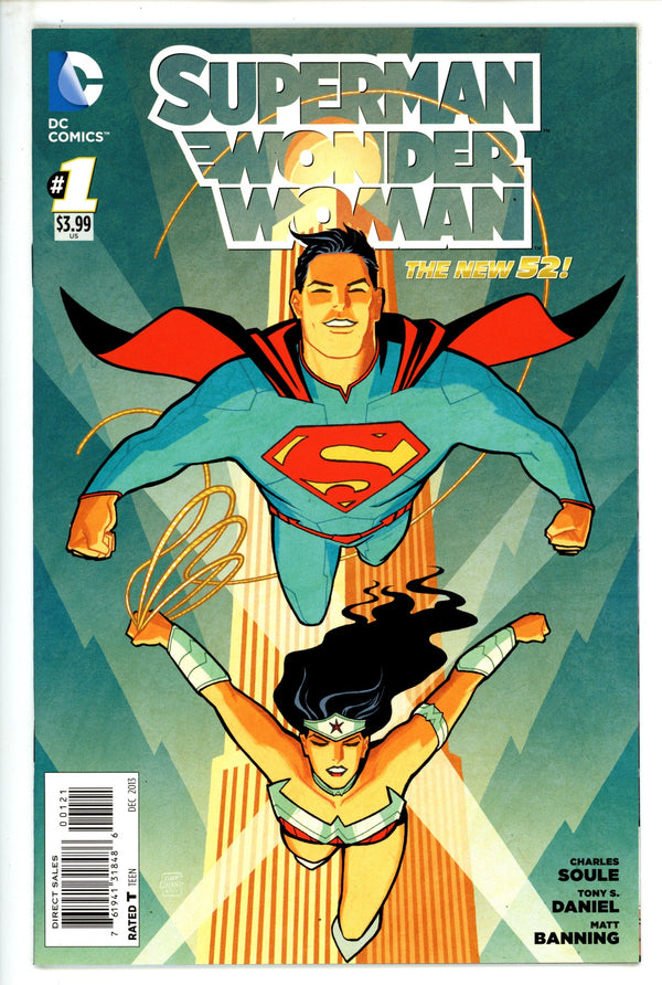 Superman / Wonder Woman 1 High Grade (2013) Chiang Variant